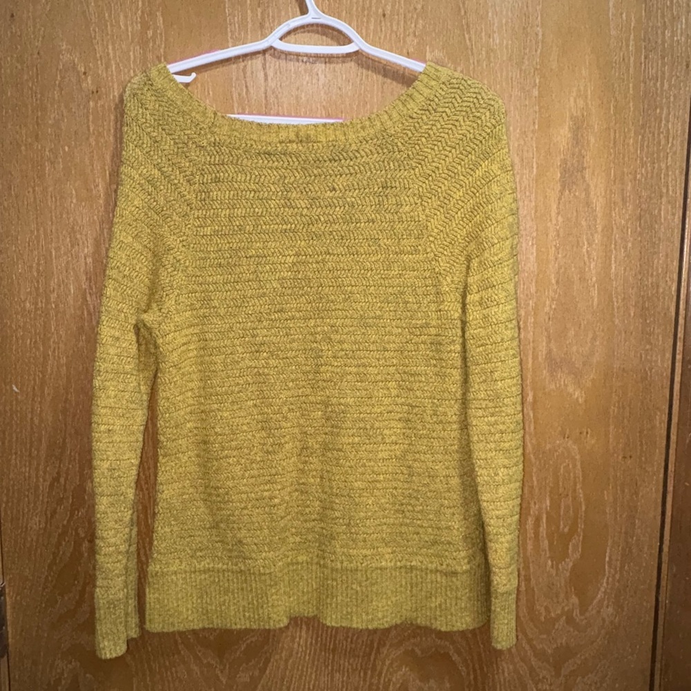 LOFT Mustard Yellow Sweater - Picture 4 of 4